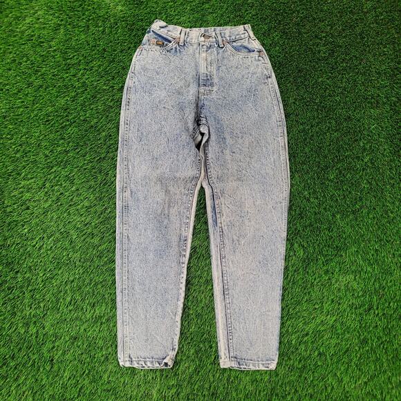 Vintage 80s LEE Riders Jeans Womens 00 24x29 Union TALON USA - Picture 1 of 16